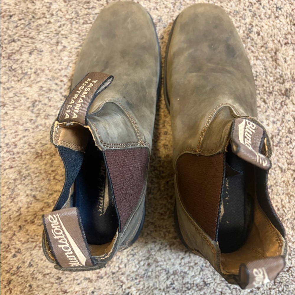 Blundstone 1306 Rustic Brown Square Toe Boots 7au… - image 4